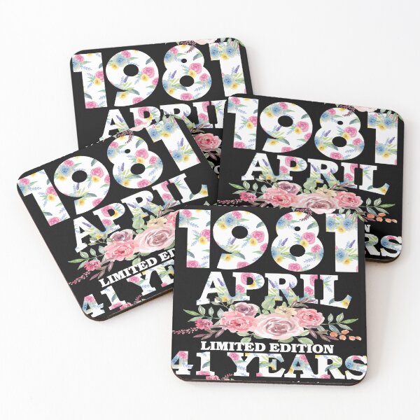 Item preview, Made in 1981 April Limited Edition 41 Years of Being Awesome designed and sold by Fast Print Solutions.
