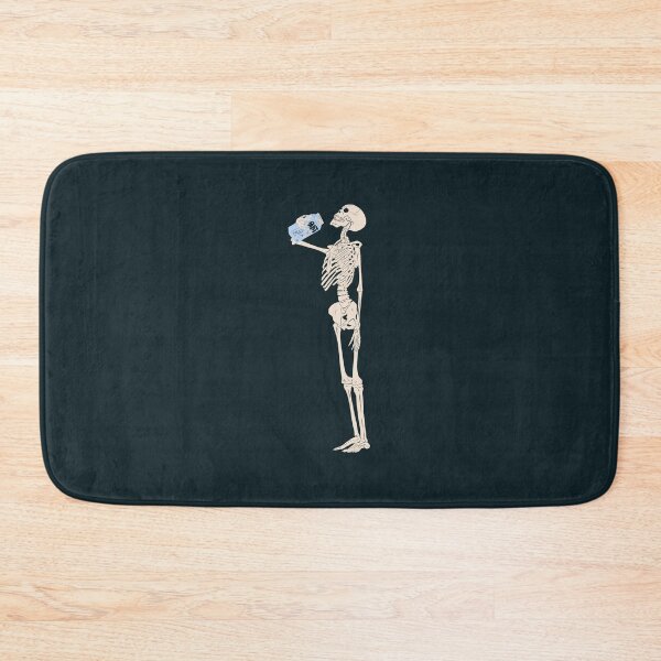 Item preview,  skeleton drinking oat milk  designed and sold by whatmabeldid.