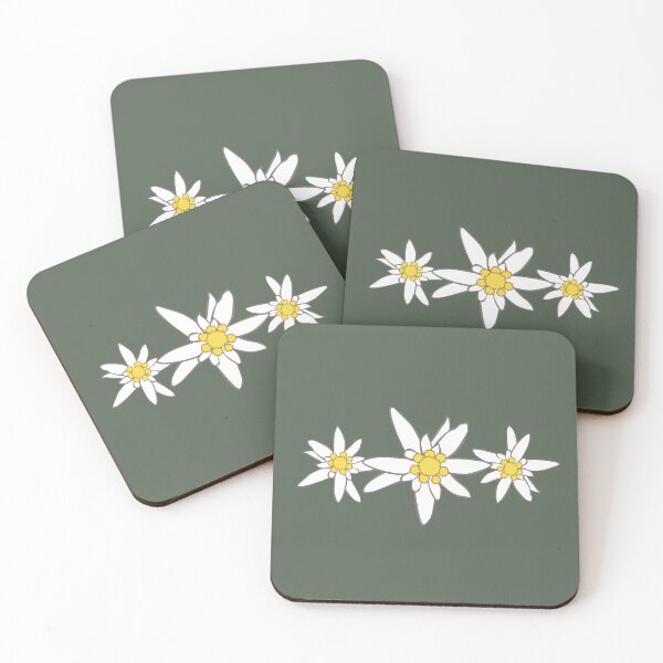 Item preview, Three Edelweiss Flowers October Fest Floral designed and sold by ElJimmo.