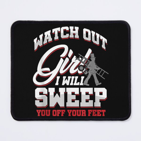 Item preview, Chimney Sweeper Watch Out I Will Sweep You Off Your Feet T-Shirt designed and sold by BingenheMeyer.