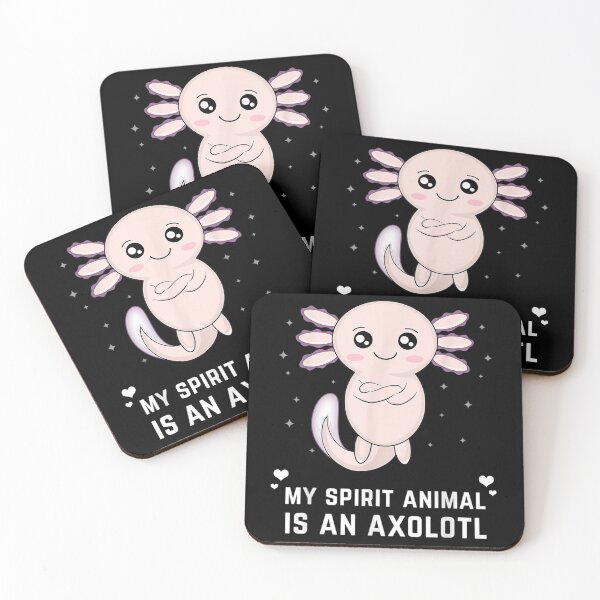 Artikelvorschau, Mein Geist-Tier ist ein Axolotl-T-Shirt Niedliches Geist-Tier entworfen und verkauft von AppBernard.