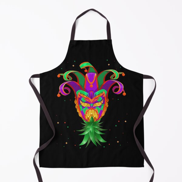 Item preview, Mardi Gras Jester Hat Mask Swinger Upside Down Pineapple designed and sold by LemoBoy.