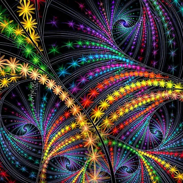 Artwork thumbnail, Colorful Star Patterns by Sam-DesignMart