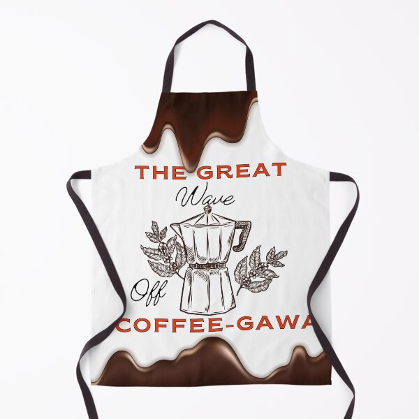 Item preview, The Great Wave Off Coffeegawa, Coffee Wave, Brown designed and sold by PrixSympa.