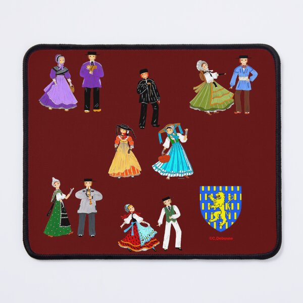 Item preview, Composition of costumes from Franche-Comté, France designed and sold by Catherine Debusne.