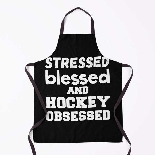 Artikelvorschau, Gestresstes, gesegnetes und Hockey-besessenes klassisches T-Shirt entworfen und verkauft von mercedesfr47.
