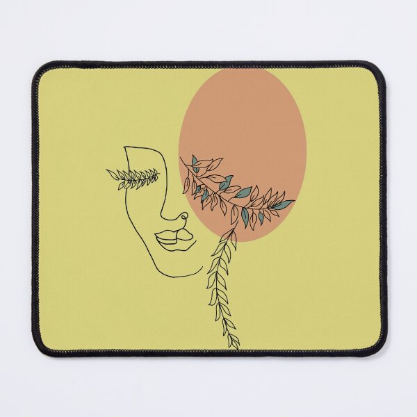 Item preview, Boho Woman Eyelash Line Illustration designed and sold by PinkySkull.