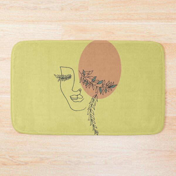 Item preview, Boho Woman Eyelash Line Illustration designed and sold by PinkySkull.