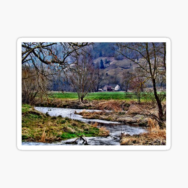 Haus am Fluss Sticker