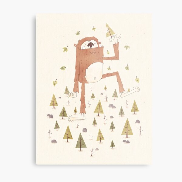 Sasquatch Salad Metal Print