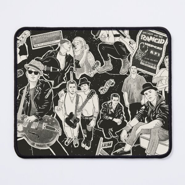 Item preview, RANCID Collage Illustration Tim Armstrong Punk designed and sold by Dick Smith.