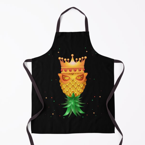 Item preview, Mardi Gras King Mask Swinger Upside Down Pineapple designed and sold by LemoBoy.