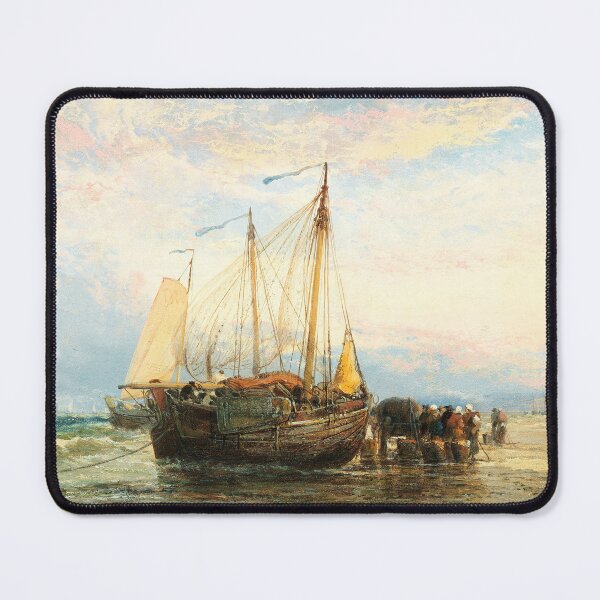 Item preview, Unloading the Catch off St. Helier - James Webb designed and sold by CartoClassics.