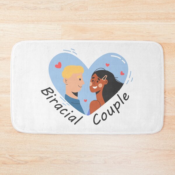 Item preview, Biracial couple in heart designed and sold by Z0nked.