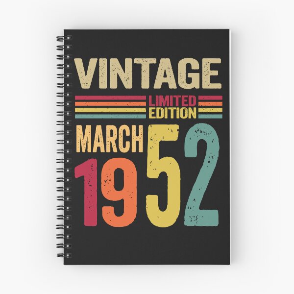 Item preview, 70 Year Old Gifts Vintage March 1952 - 70th Birthday gift designed and sold by BahaaIB.