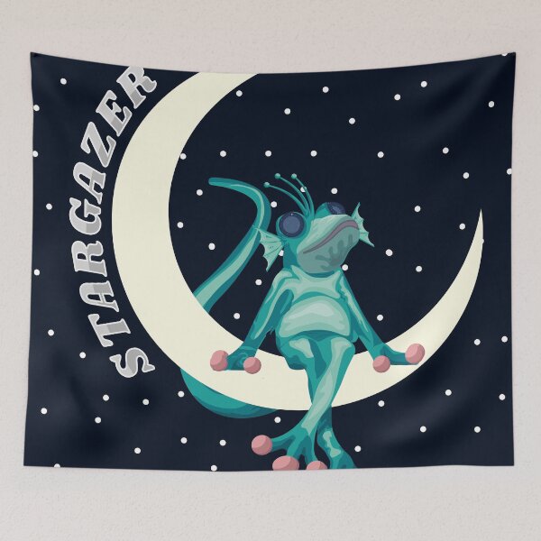 Item preview, Stargazer Sci-fi Alien Frog Design designed and sold by Inkhall-Shop.