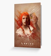 Leeloo Dallas, Multipass! Greeting Card