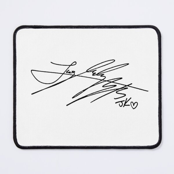 Item preview, Jungkook signature dedication designed and sold by Gabaxo.