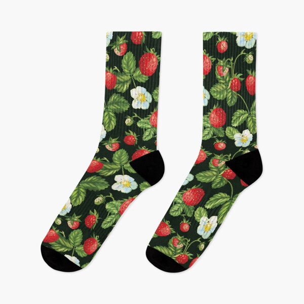 Item preview, Wild Strawberries... Beautiful Blossom, Sweet Red Berry And Leaves designed and sold by danikaVT.