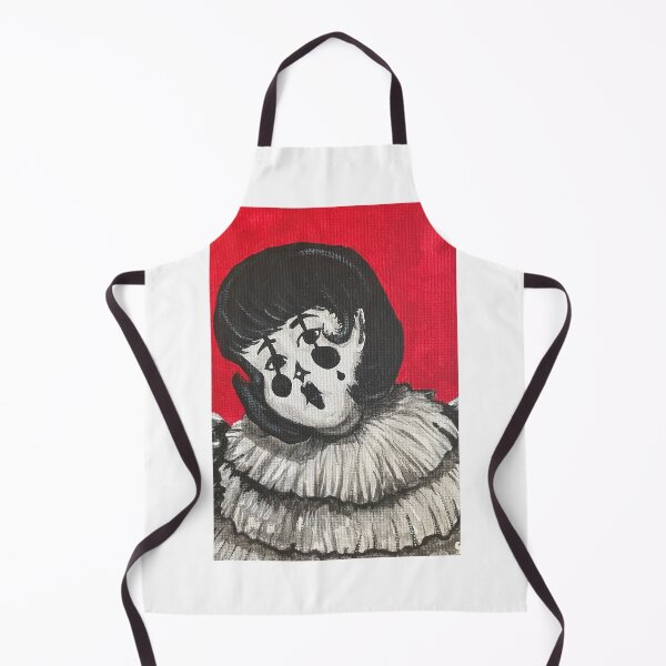 Aperçu de l'œuvre Clown triste Pierrot créée et vendue par Moth Hawke Designs.