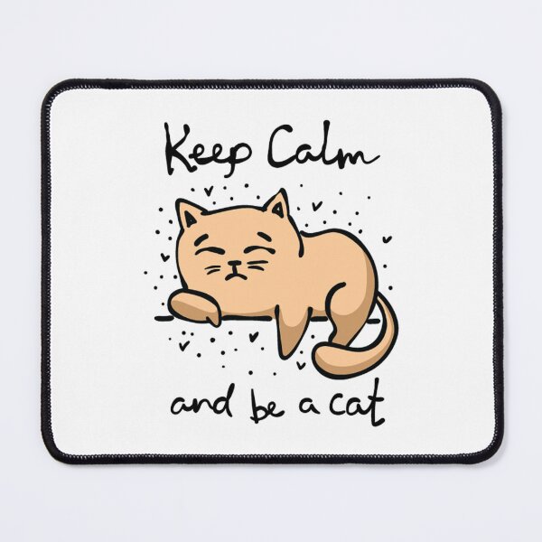 Item preview, Ailurophiles cat lover Cat Keep calm and be Cat Lover Ailurophile : Happy Smile Fun Cat, Resting And Relaxing. designed and sold by akiotatsuo.