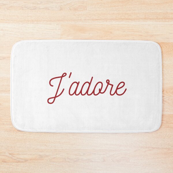 Aperçu de l'œuvre j'adore , french word créée et vendue par JAG2B.