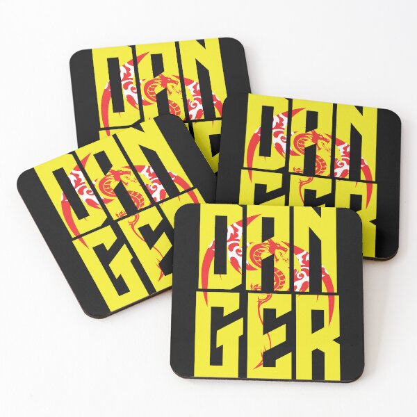 Item preview, Danger typography with Dragon designed and sold by RosetteArtists.
