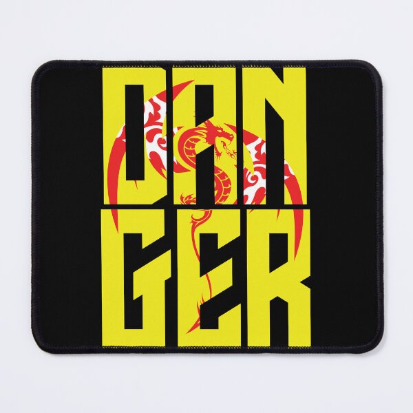 Item preview, Danger typography with Dragon designed and sold by RosetteArtists.
