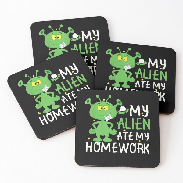 Item preview, My Alien Ate My Homework Cool Back To School T-Shirt designed and sold by AltenburMaritza.