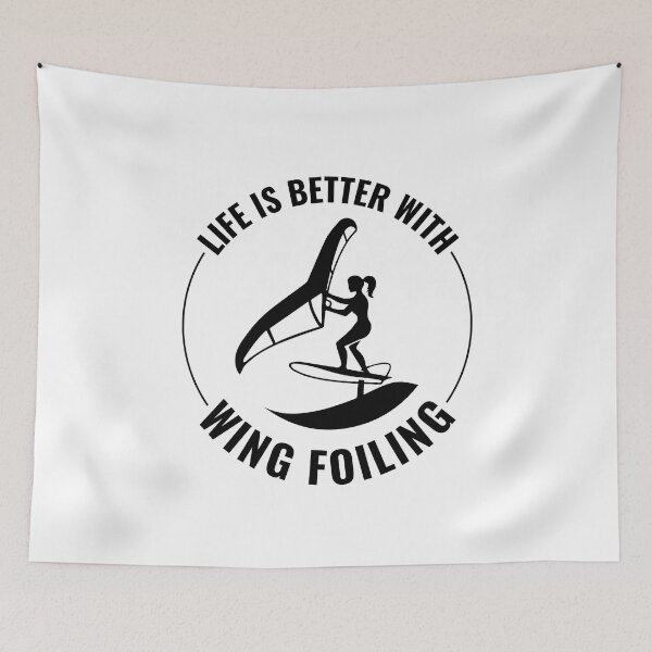 Item preview, Wing Foiling Hydrofoil Surfing Water Sports  designed and sold by CuteDesigns1.