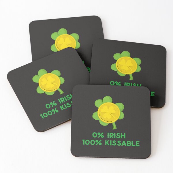 Item preview, 0% Irish 100% Kissable designed and sold by Salimah Haji.
