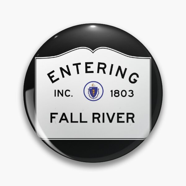 Item preview, Entering Fall River - Commonwealth of Massachusetts Road Sign designed and sold by NewNomads.