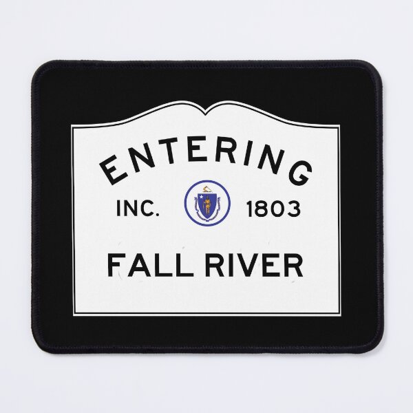 Item preview, Entering Fall River - Commonwealth of Massachusetts Road Sign designed and sold by NewNomads.