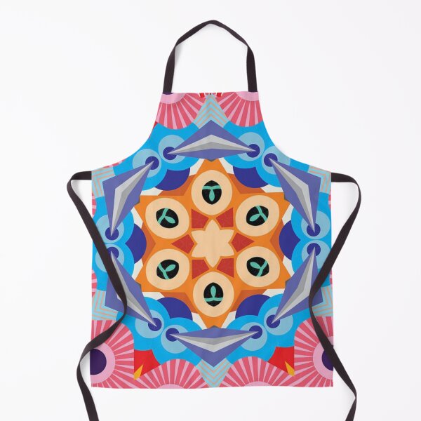 Item preview, Retro abstract illustration motif of flower mandala. designed and sold by DaliaSabryTee.