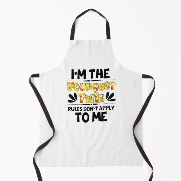 Item preview, Funny Twins Quote: I'm The Youngest Twin Rules Don't Apply To Me designed and sold by AmeliaStore1.
