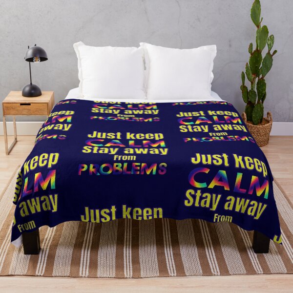 Item preview, Keep Calm And Stay Away From Problems l Quote Phrase l Typographic design, gift for men and Women l . designed and sold by Reddiamond3 ⭐⭐⭐⭐⭐.