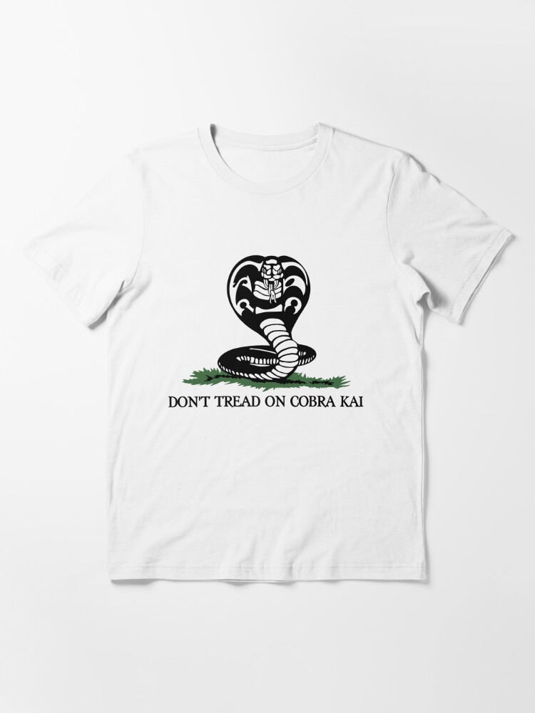 Cobra Kai Never Dies T-Shirt from Homage. | Gold | Vintage Apparel from Homage.