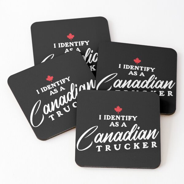 Item preview, I Identify as A Canadian Trucker designed and sold by vlyn18.