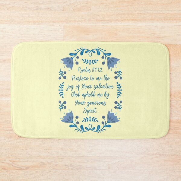 Item preview, Psalm 51 Verse 12 Restore To Me The Joy Of Your Salvation And Uphold Me By Your Generous Spirit designed and sold by MJDezigns.