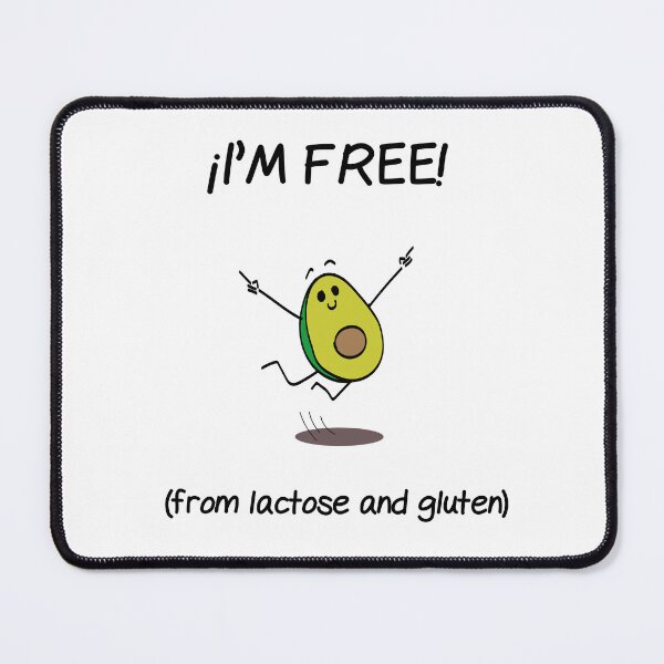 Item preview, I'm free (from lactose and gluten) designed and sold by TheSpecialDiet.