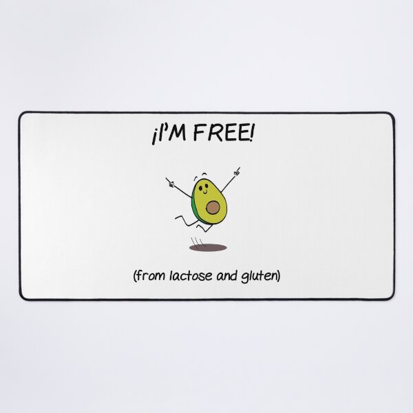 Item preview, I'm free (from lactose and gluten) designed and sold by TheSpecialDiet.