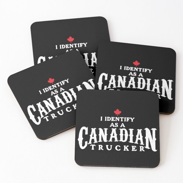 Item preview, I Identify as A Canadian Trucker designed and sold by vlyn18.