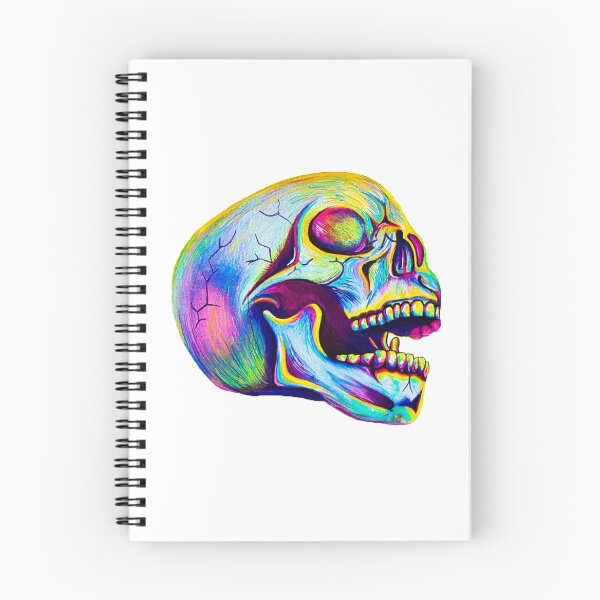 Item preview, Rainbow Skull Drawing designed and sold by Jcolordrawingz.