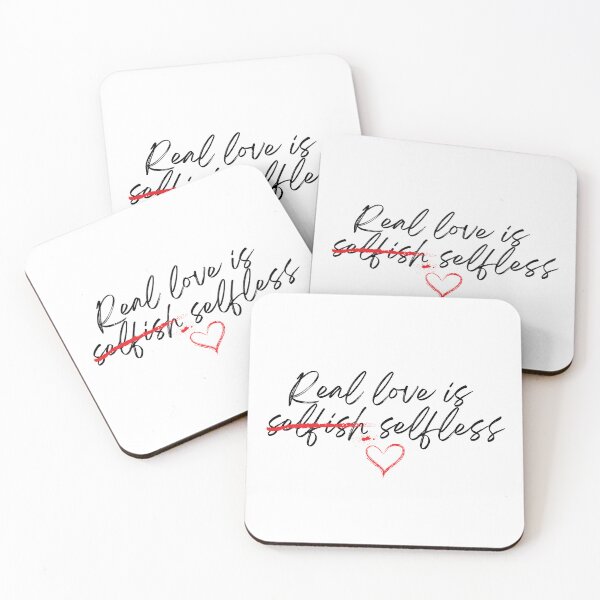 Item preview, Real love is Selfless - Relationship Quotes  designed and sold by BcreativeTT.