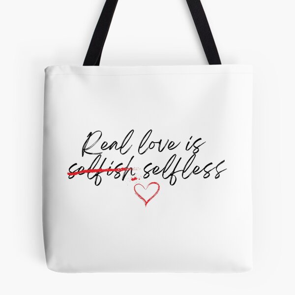 Item preview, Real love is Selfless - Relationship Quotes  designed and sold by BcreativeTT.