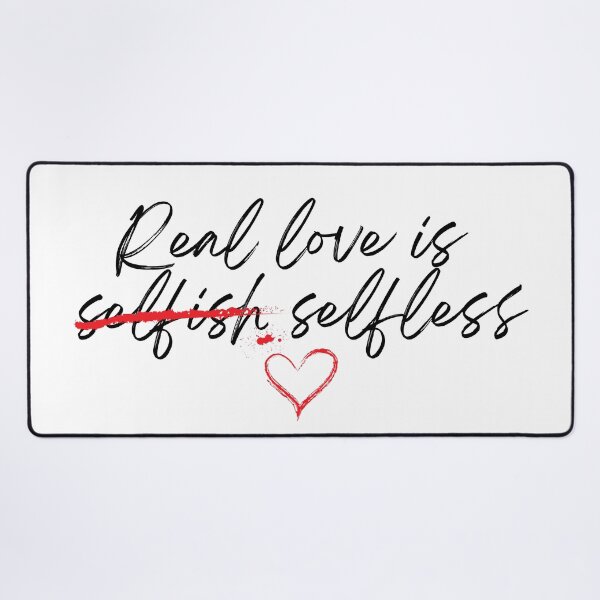 Item preview, Real love is Selfless - Relationship Quotes designed and sold by BcreativeTT.