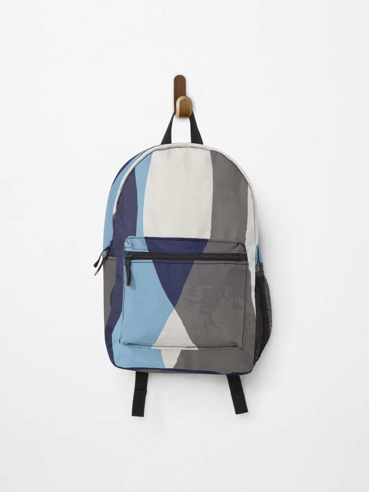 Thumbnail 1 of 3, Backpack, Abstract waves designed and sold by AlexGolyakov.