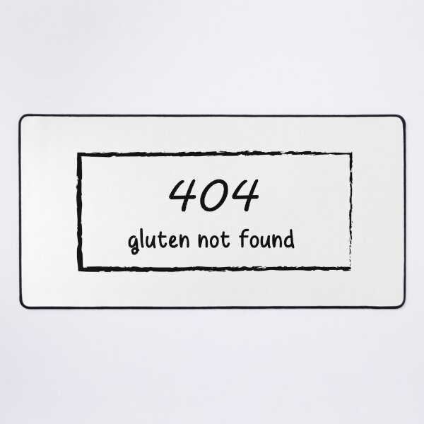 Item preview, 404 Gluten not found designed and sold by TheSpecialDiet.