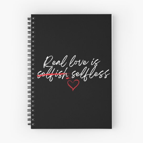 Item preview, Real love is Selfless - Relationship Quotes  designed and sold by BcreativeTT.