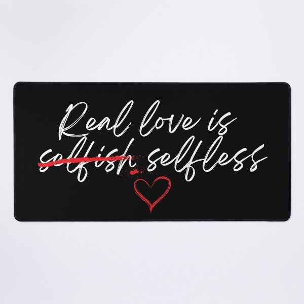 Item preview, Real love is Selfless - Relationship Quotes  designed and sold by BcreativeTT.